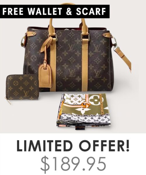 Bag + Gifts (FREE LV Wallet & FREE LV Scarf)