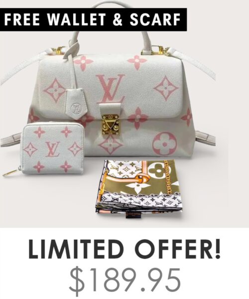 Bag + Gifts (FREE LV Wallet & FREE LV Scarf)