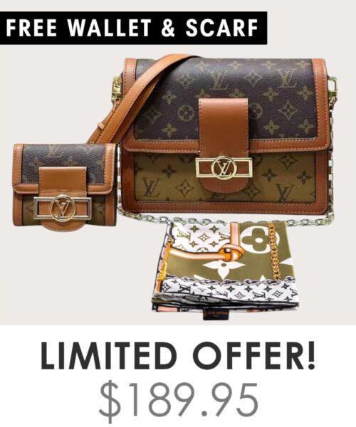 Bag + Gifts (FREE LV Wallet & FREE LV Scarf)