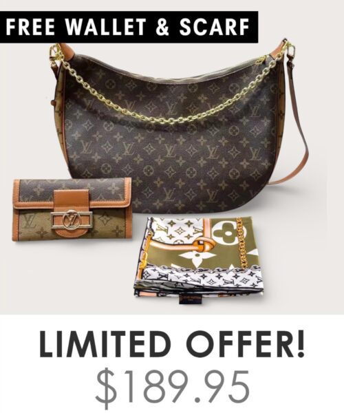 Bag + Gifts (FREE LV Wallet & FREE LV Scarf)