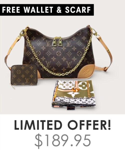 Bag + Gifts (FREE LV Wallet & FREE LV Scarf)