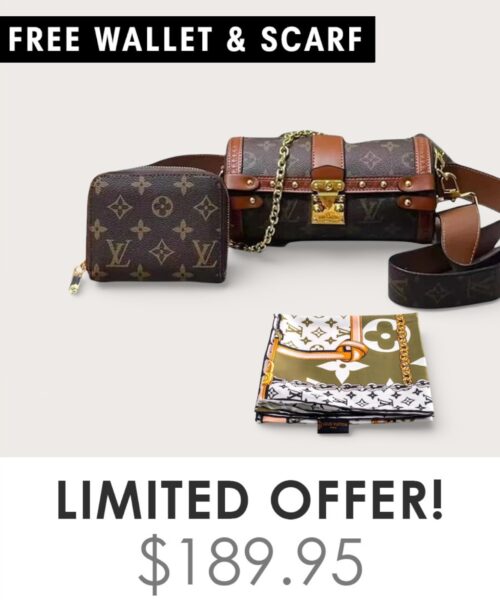 Bag + Gifts (FREE LV Wallet & FREE LV Scarf)