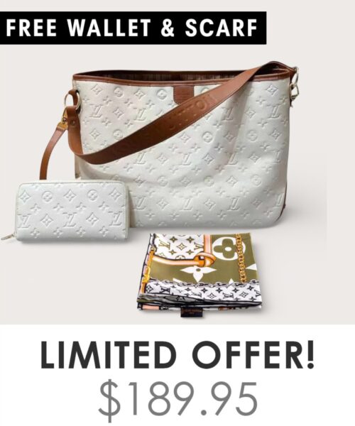 Bag + Gifts (FREE LV Wallet & FREE LV Scarf)