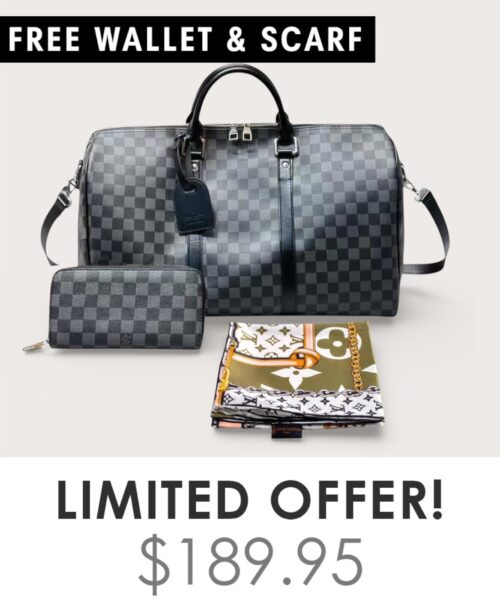 Bag + Gifts (FREE LV Wallet & FREE LV Scarf)