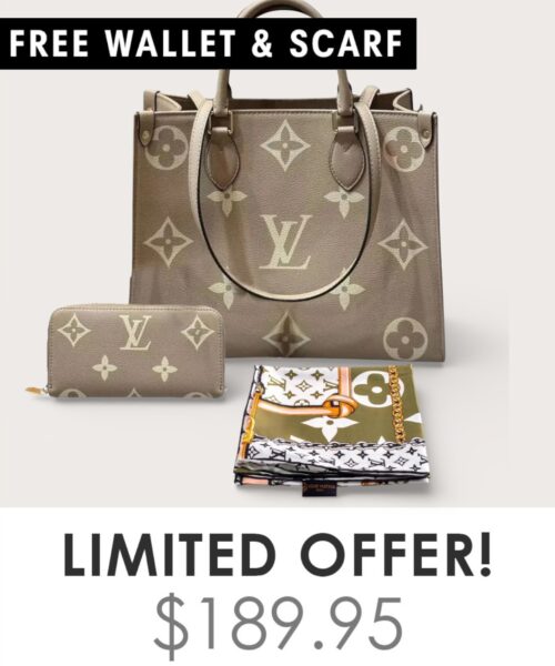 Bag + Gifts (FREE LV Wallet & FREE LV Scarf)