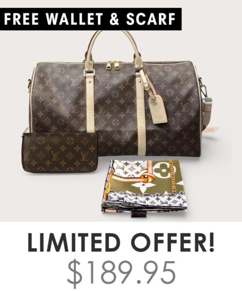 Bag + Gifts (FREE LV Wallet & FREE LV Scarf)