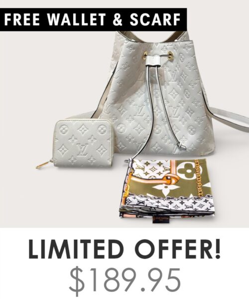 Bag + Gifts (FREE LV Wallet & FREE LV Scarf)