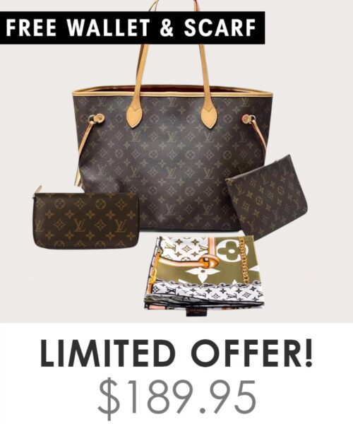 Bag + Gifts (FREE LV Wallet & FREE LV Scarf)