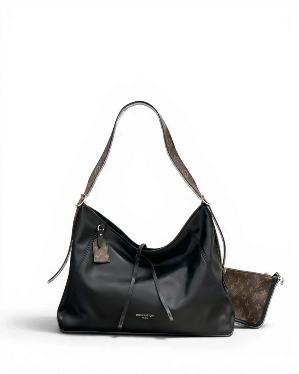 Louis Vuitton Black Monogram Empreinte CarryAll PM