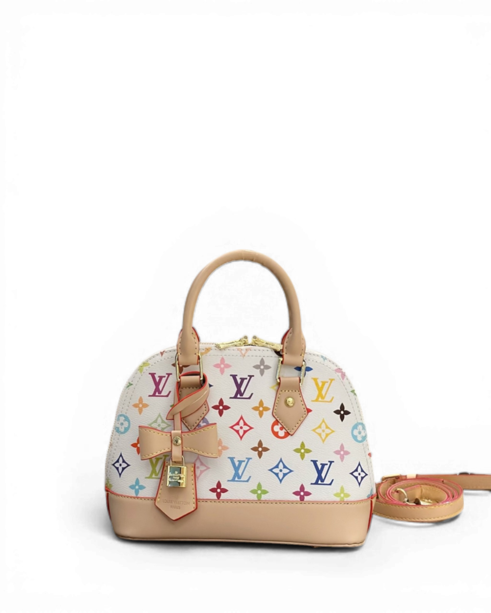 Louis Vuitton Cream Multicolor Alma BB