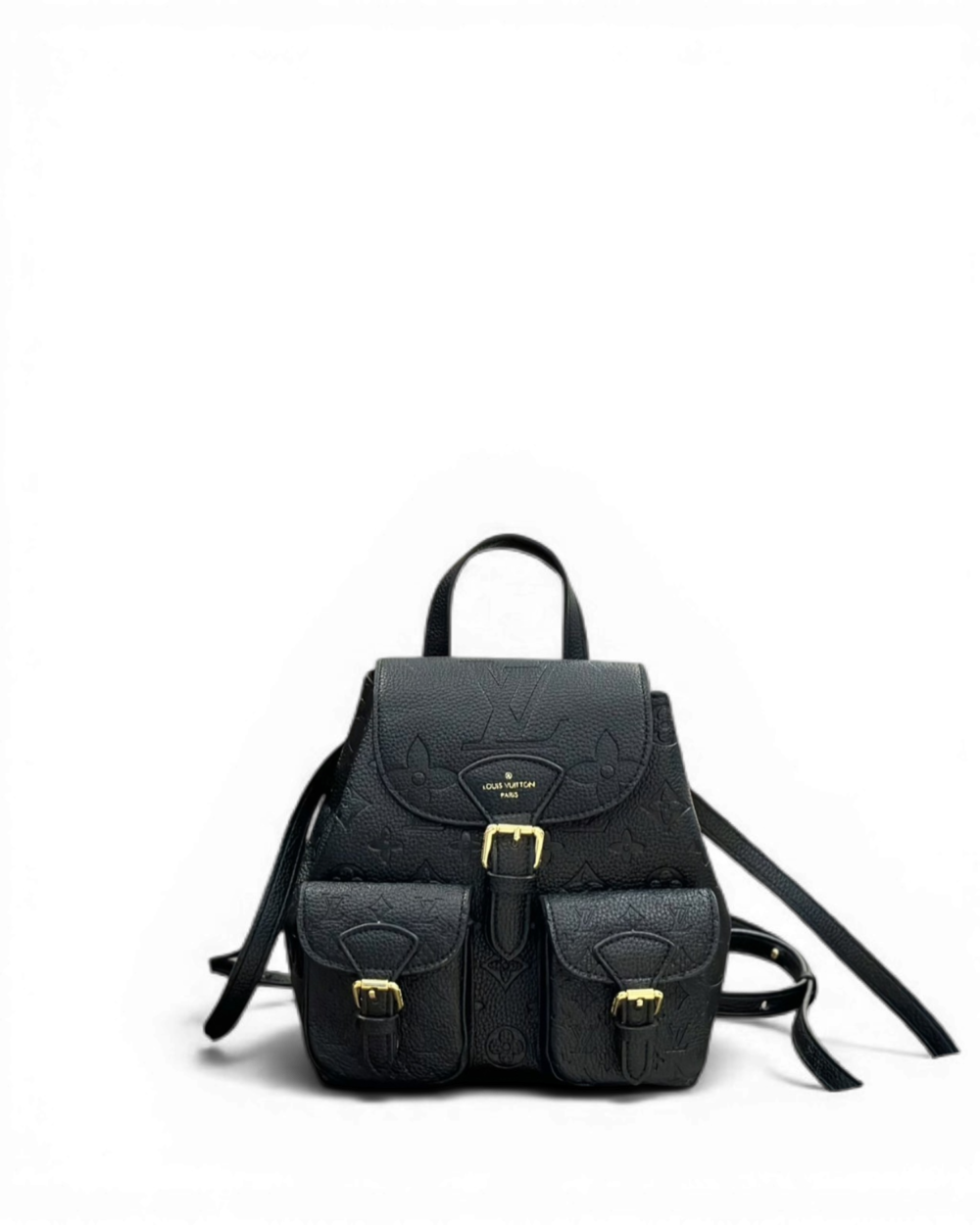Louis Vuitton Black Monogram Empreinte Backup Monogram Empreinte