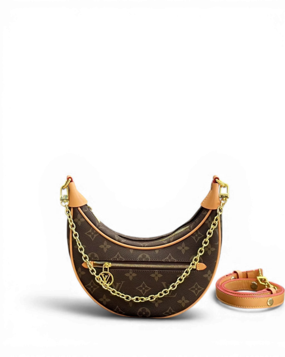 Louis Vuitton Brown Monogram Canvas Loop Hobo