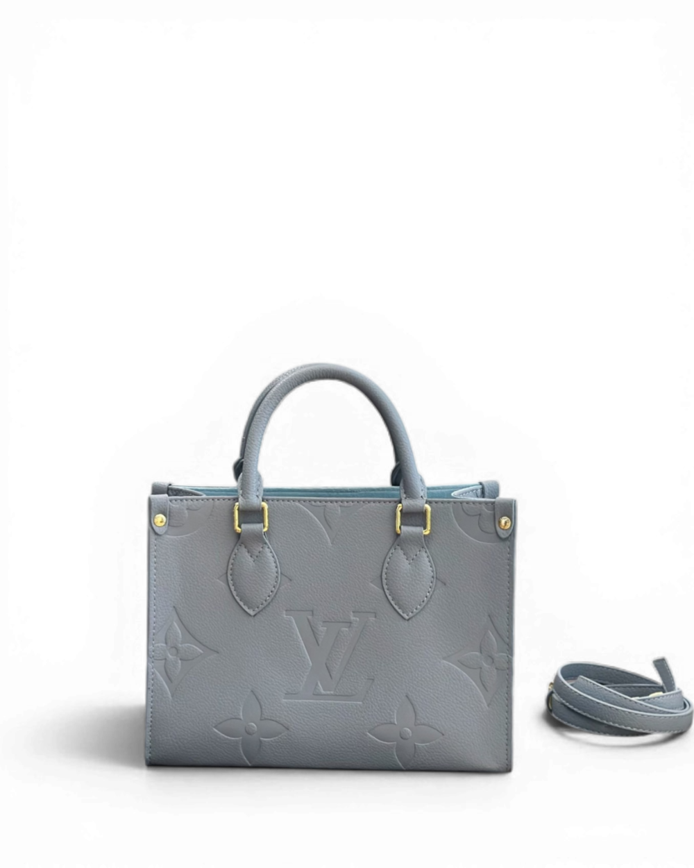Louis Vuitton Dove Blue Monogram Empreinte Onthego PM