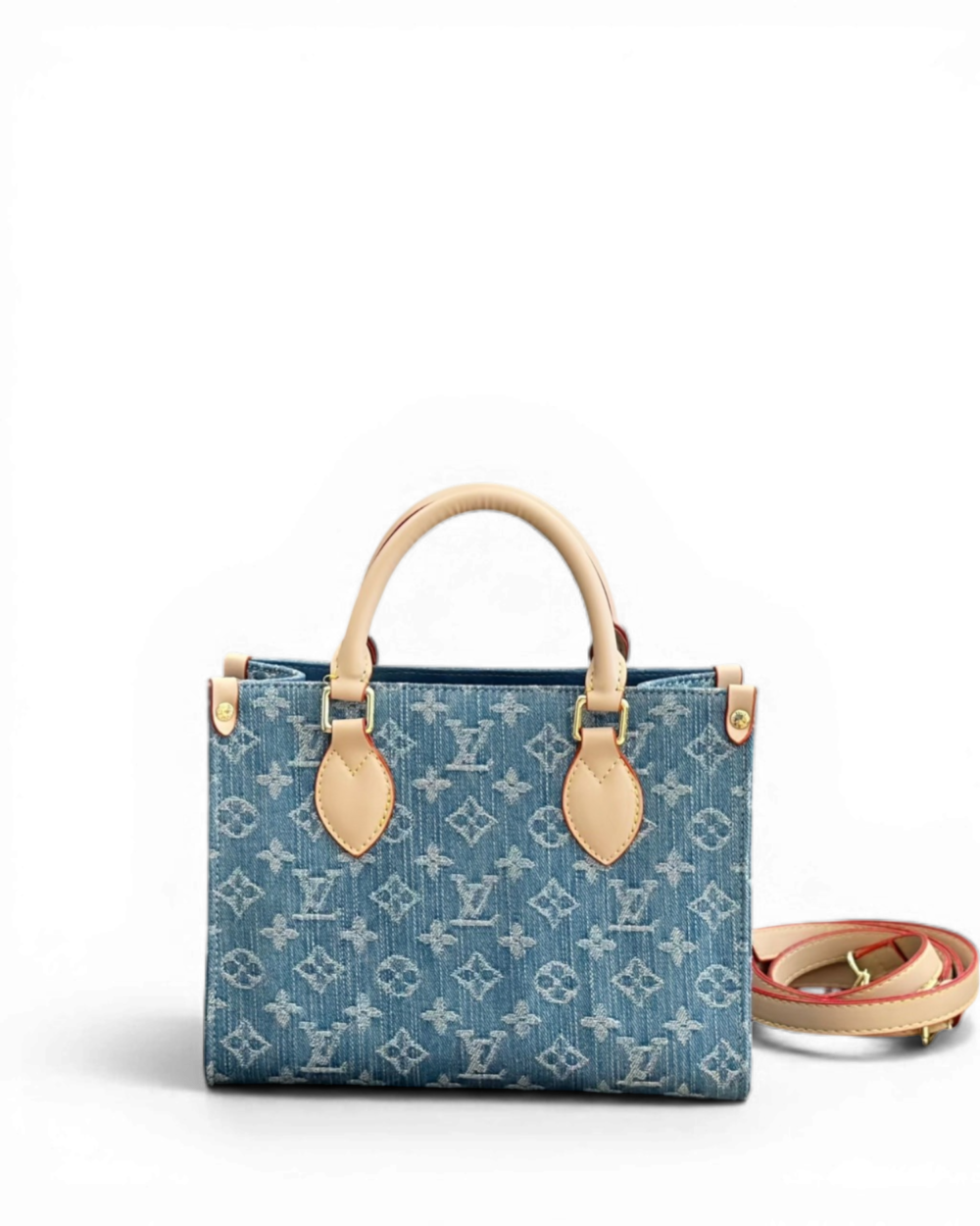 Louis Vuitton Blue Denim Monogram Canvas Onthego PM