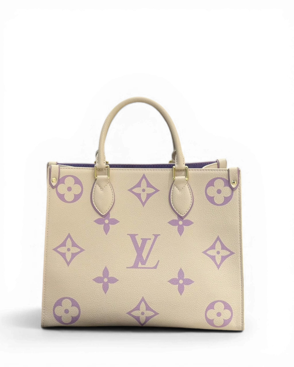 Louis Vuitton Cream Giant Monogram Empreinte Onthego MM