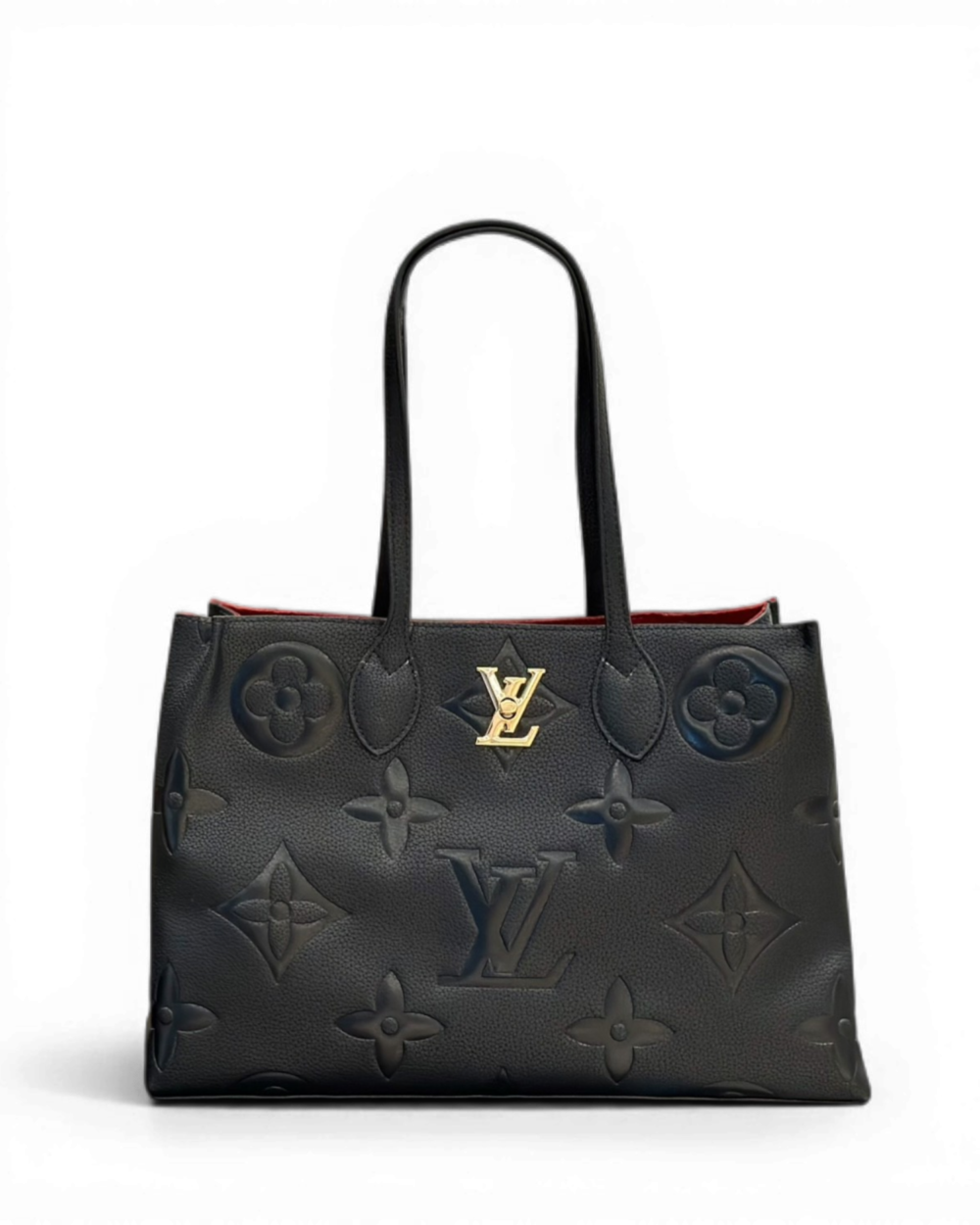 Louis Vuitton Black Giant Monogram Empreinte Onthego MM