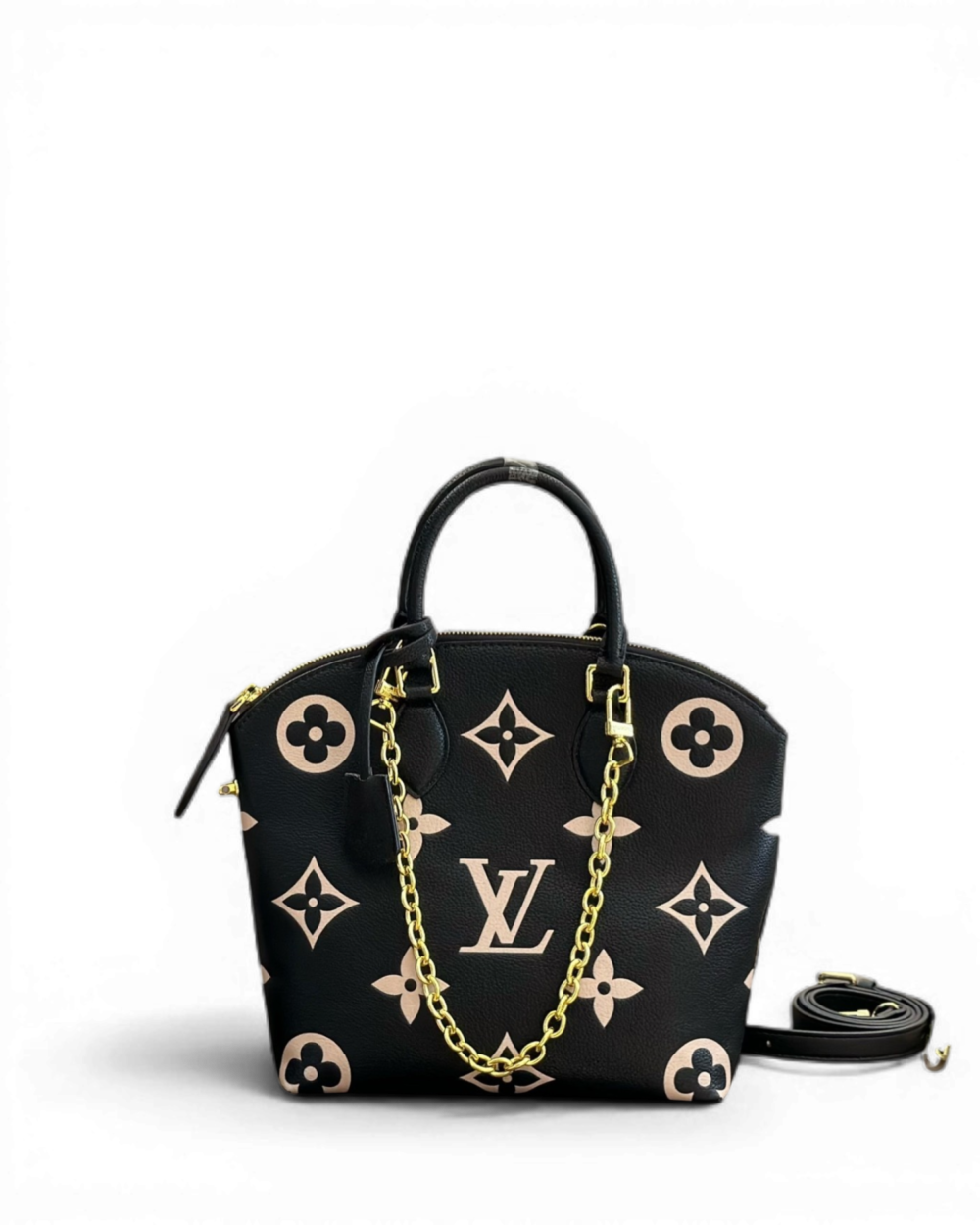 Louis Vuitton Black Giant Monogram Lockit PM