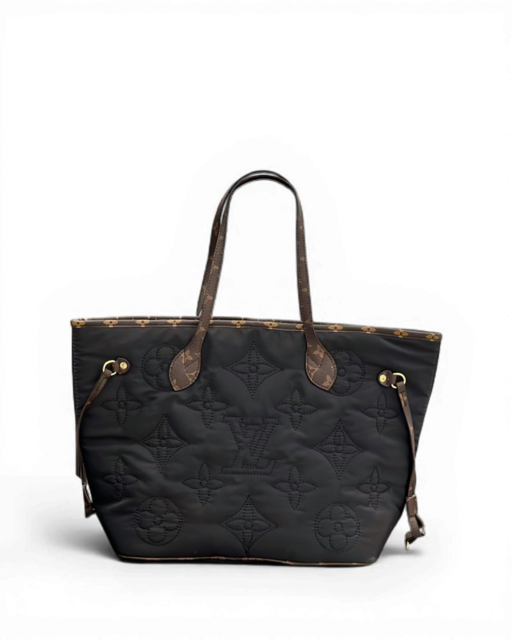 Louis Vuitton Black Monogram Empreinte Neverfull MM