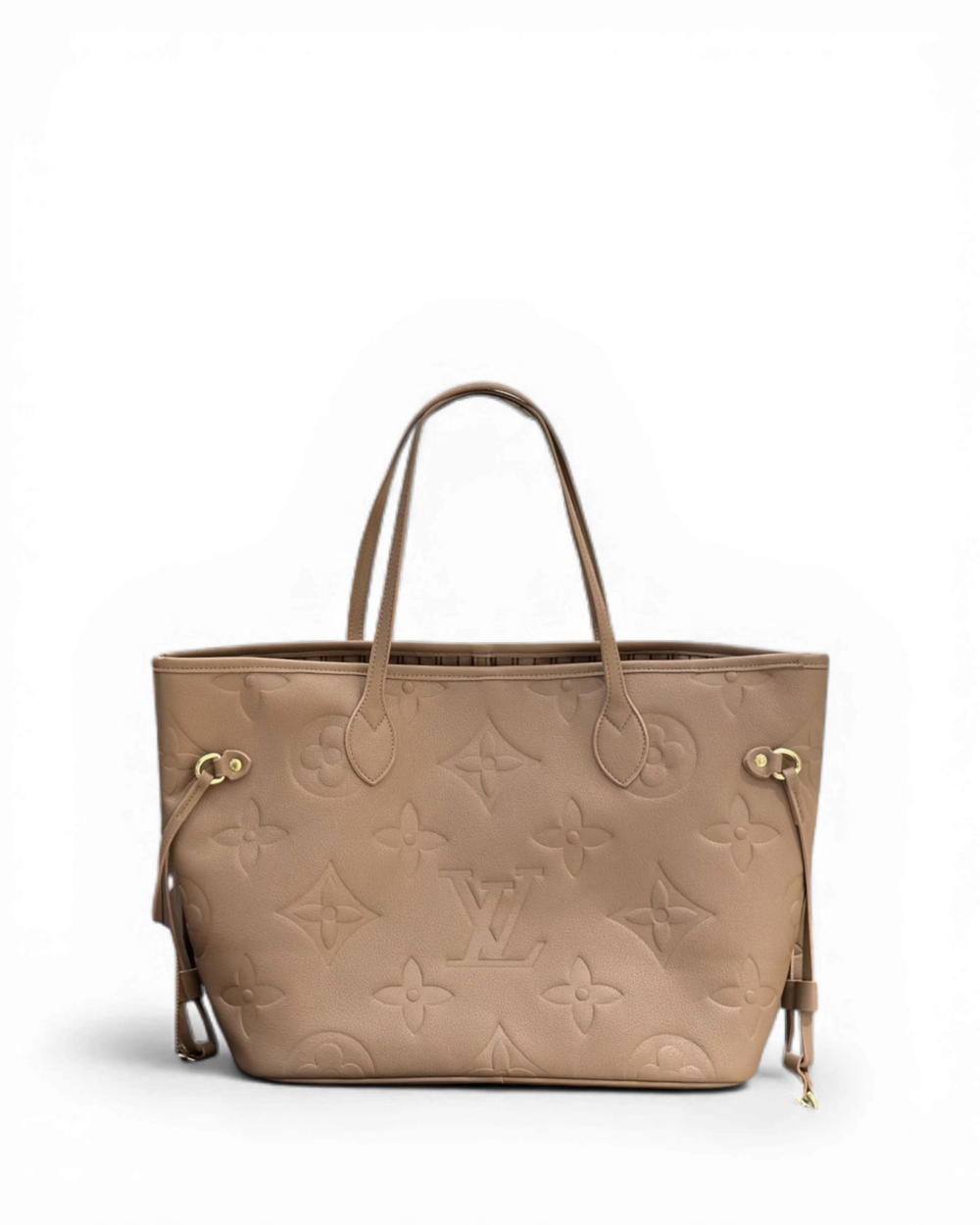 Louis Vuitton Caramel Giant Monogram Empreinte Neverfull MM