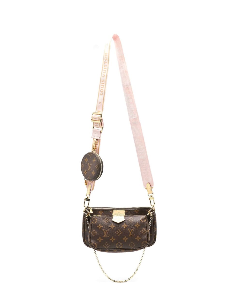 AAA Replica Louis Vuitton LV MULTI POCHETTE ROSE CLAIR