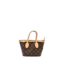 AAA Replica Louis Vuitton LV NEVERFULL BB BEIGE STRAP MONOGRAM CANVAS GHW