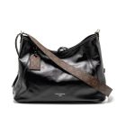 AAA Replica Louis Vuitton LV Carryall Vibe MM Lambskin/Monogram Canvas Black SHW M25143