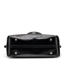 AAA Replica Louis Vuitton LV Carryall Vibe MM Lambskin/Monogram Canvas Black SHW M25143