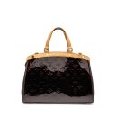 AAA Replica Louis Vuitton LV VERNIS BREA MM BAG MONOGRAM PATENT AMARANTE GHW