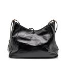 AAA Replica Louis Vuitton LV Carryall Vibe MM Lambskin/Monogram Canvas Black SHW M25143