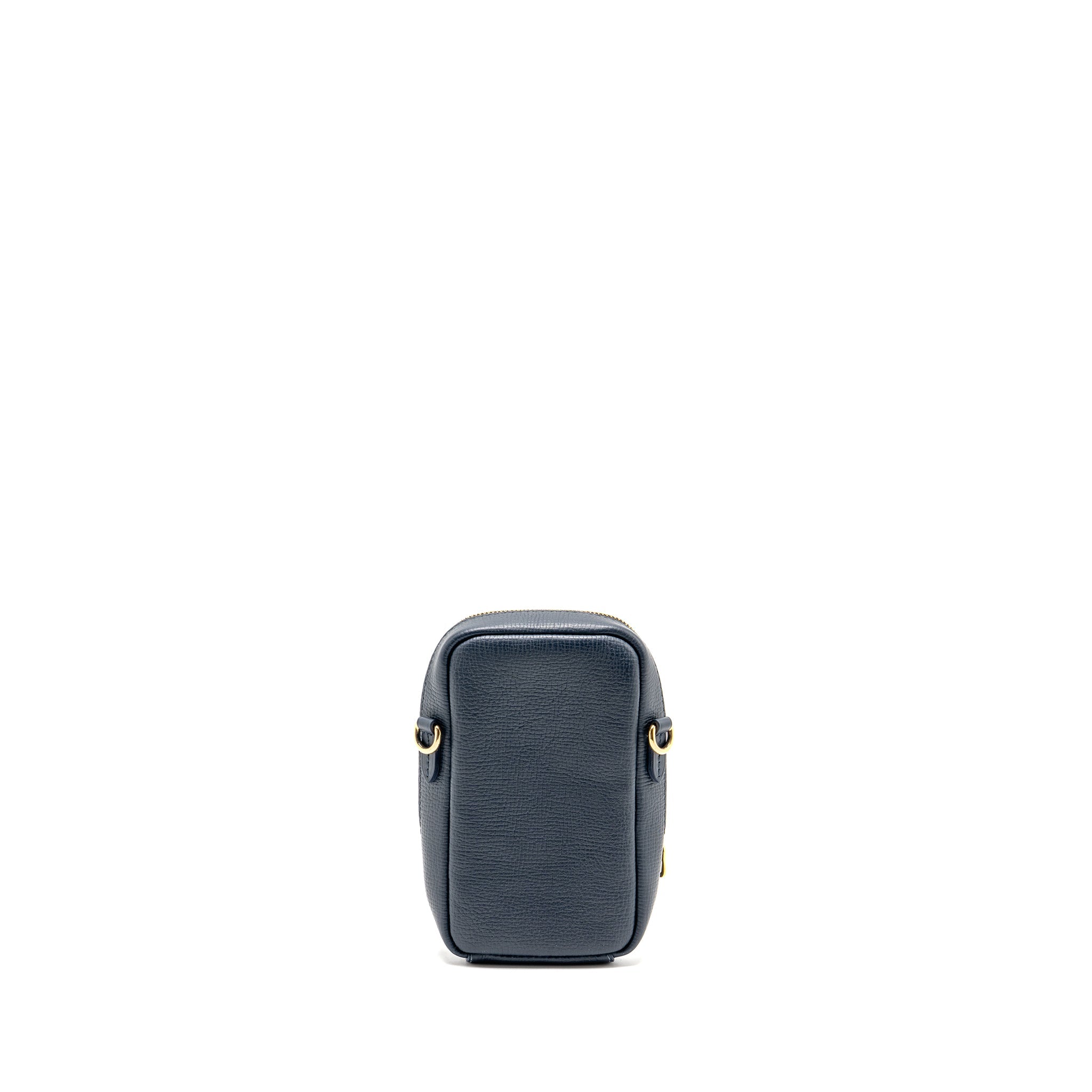 AAA Replica Louis Vuitton LV X NIGO FLAT DOUBLE PHONE POUCH DENIM/CALFSKIN BLUE GHW
