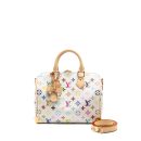 AAA Replica Louis Vuitton LV LV X TM SPEEDY BANDOULIÈRE 25 MONOGRAM CANVAS WHITE/ MULTICOLOUR GHW