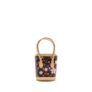 AAA Replica Louis Vuitton LV HARUKI MURAKAMI NANO BUCKET MONOGRAM CANVAS SAKURA BROWN GHW