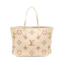 AAA Replica Louis Vuitton LV NEVERFULL MM MONOGRAM EMPREINTE CRÈME/ROSE TRIANON GHW