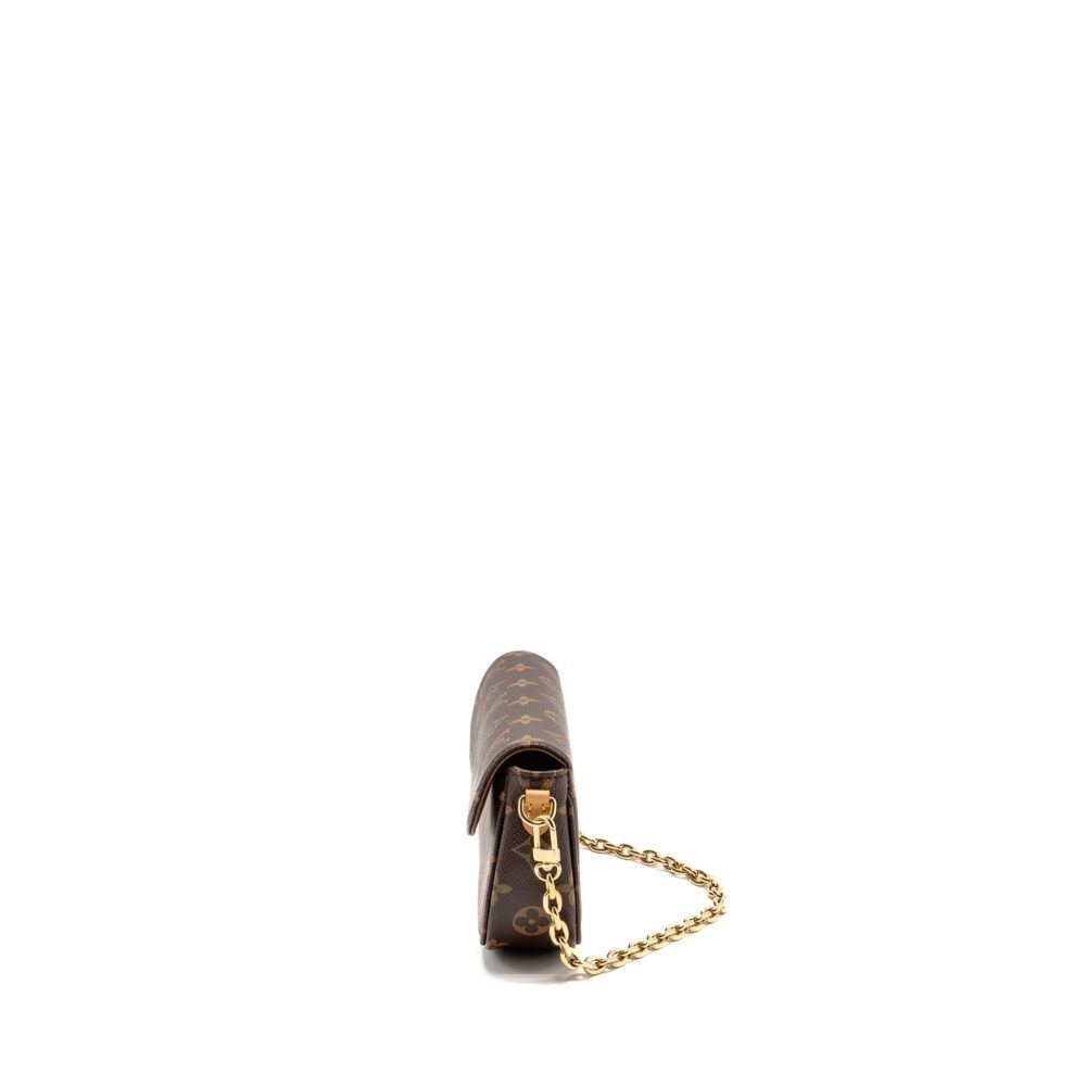 AAA Replica Louis Vuitton LV IVY WALLET ON CHAIN MONOGRAM CANVAS GHW