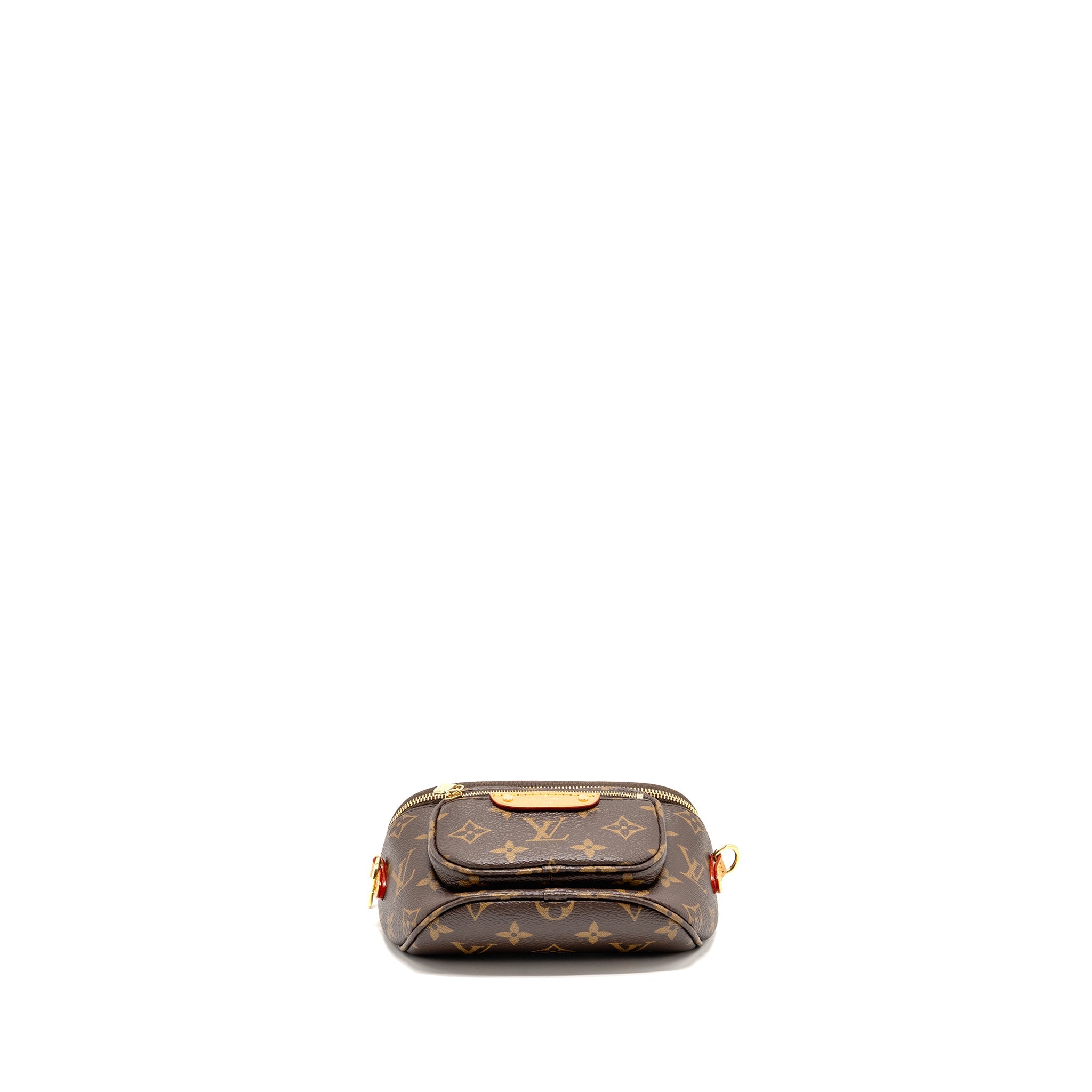AAA Replica Louis Vuitton LV MINI BUMBAG MONOGRAM CANVAS GHW