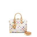 AAA Replica Louis Vuitton LV X TAKASHI MURAKAMI SPEEDY BANDOULIÈRE 25 MONOGRAM CANVAS WHITE/ MULTICOLOUR GHW