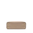 AAA Replica Louis Vuitton LV CAPUCINES MM TAURILLON LEATHER LIGHT GREY GHW