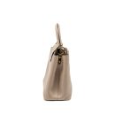 AAA Replica Louis Vuitton LV CAPUCINES MM TAURILLON LEATHER LIGHT GREY GHW