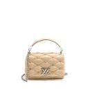 AAA Replica Louis Vuitton LV GO-14 MM LAMBSKIN BEIGE MULTICOLOUR HARDWARE