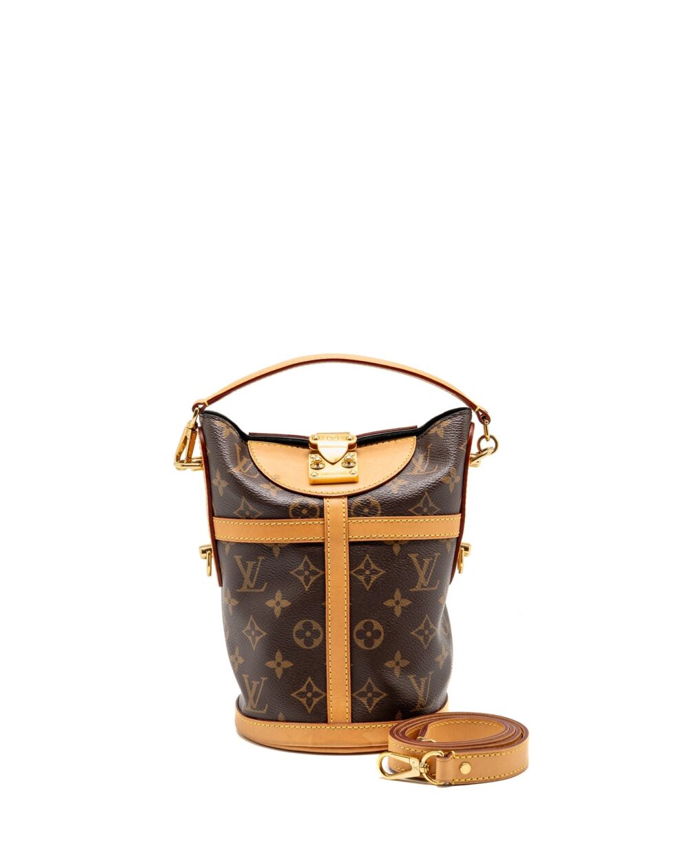 AAA Replica Louis Vuitton LV DUFFLE BAG MONOGRAM CANVAS GHW