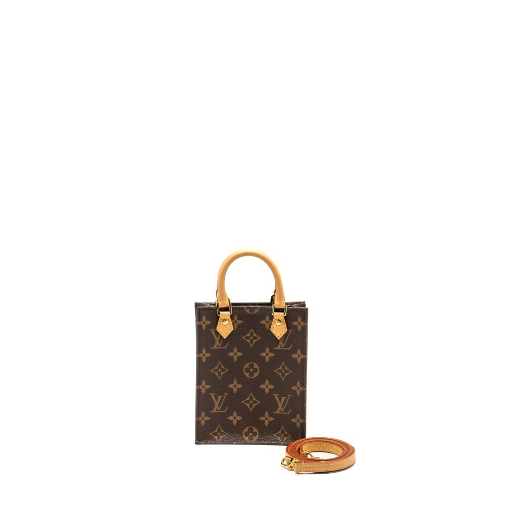 AAA Replica Louis Vuitton LV PATIT SAC PLAT MONOGRAM CANVAS GHW