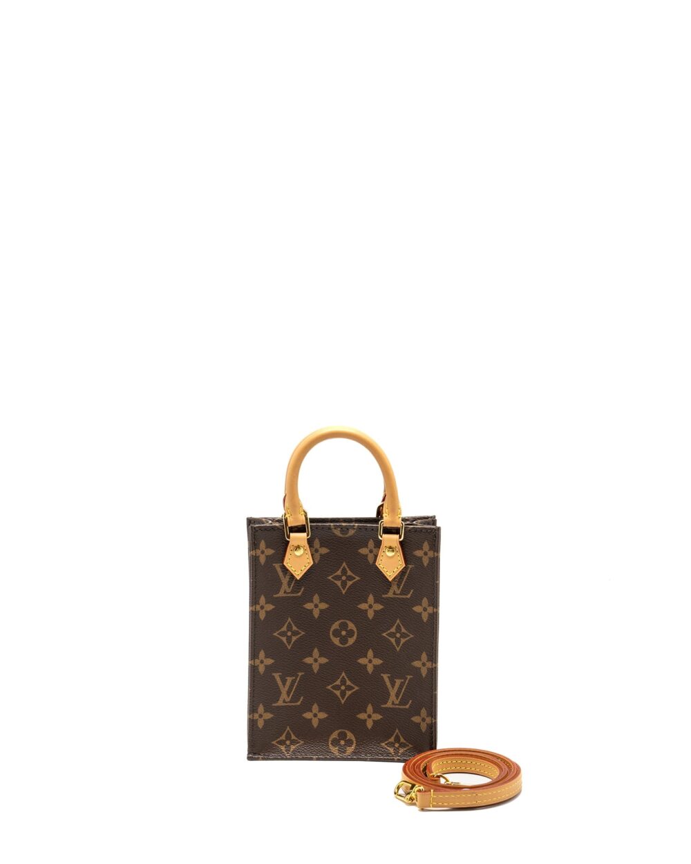 AAA Replica Louis Vuitton LV PATIT SAC PLAT MONOGRAM CANVAS GHW