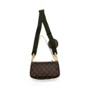 AAA Replica Louis Vuitton LV MULTI POCHETTE MONOGRAM CANVAS KHAKI STRAP GHW