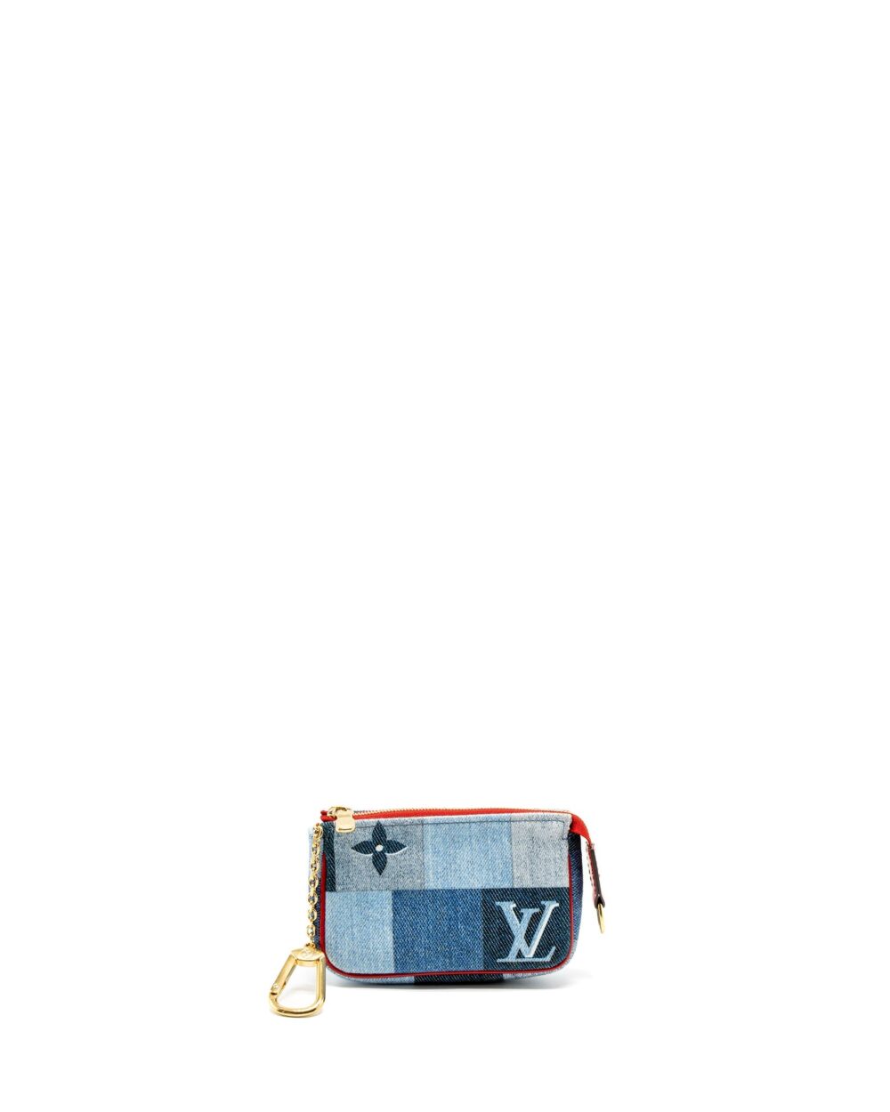 AAA Replica Louis Vuitton LV LIMITED EDITION ROUGE MICRO POCHETTE MONOGRAM JACQUARD DENIM BLUE GHW