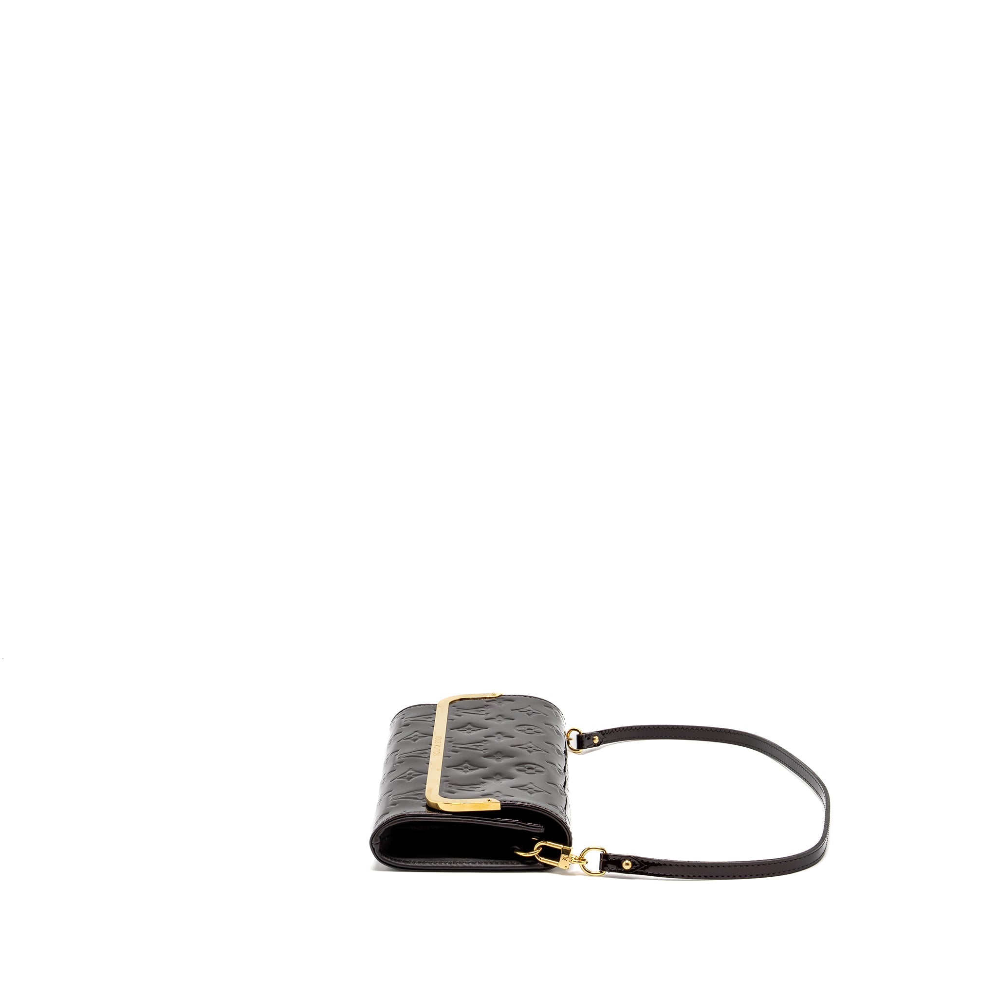 AAA Replica Louis Vuitton LV ROSSMORE MM MONOGRAM VERNIS AMARANTE GHW