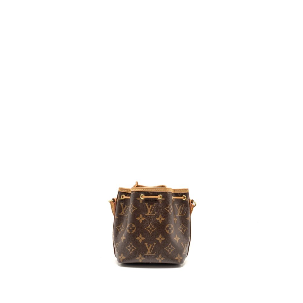AAA Replica Louis Vuitton LV NANO NOE MONOGRAM CANVAS GHW