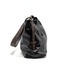 AAA Replica Louis Vuitton LV CARRYALL VIBE MM LAMBSKIN/MONOGRAM CANVAS BLACK SHW
