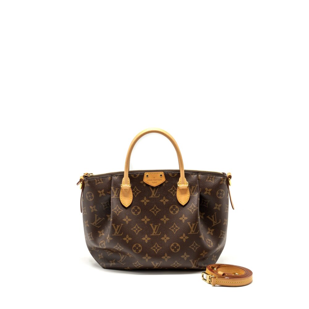 AAA Replica Louis Vuitton LV TURENNE PM BAG MONOGRAM CANVAS BROWN GHW
