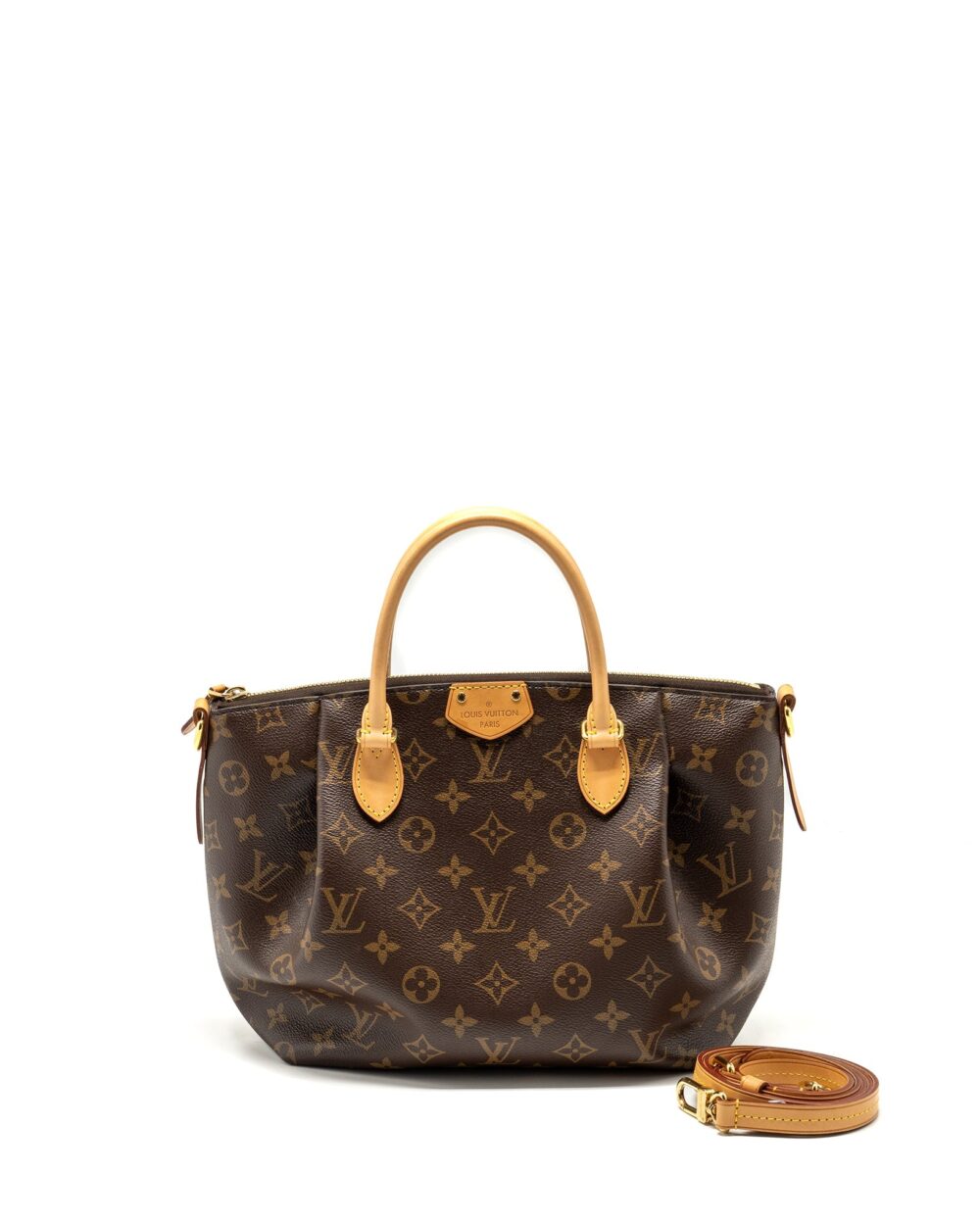 AAA Replica Louis Vuitton LV TURENNE PM BAG MONOGRAM CANVAS BROWN GHW