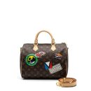 AAA Replica Louis Vuitton LV SPEEDY BANDOULIERE 30 MY LV WORLD TOUR MONOGRAM CANVAS GHW